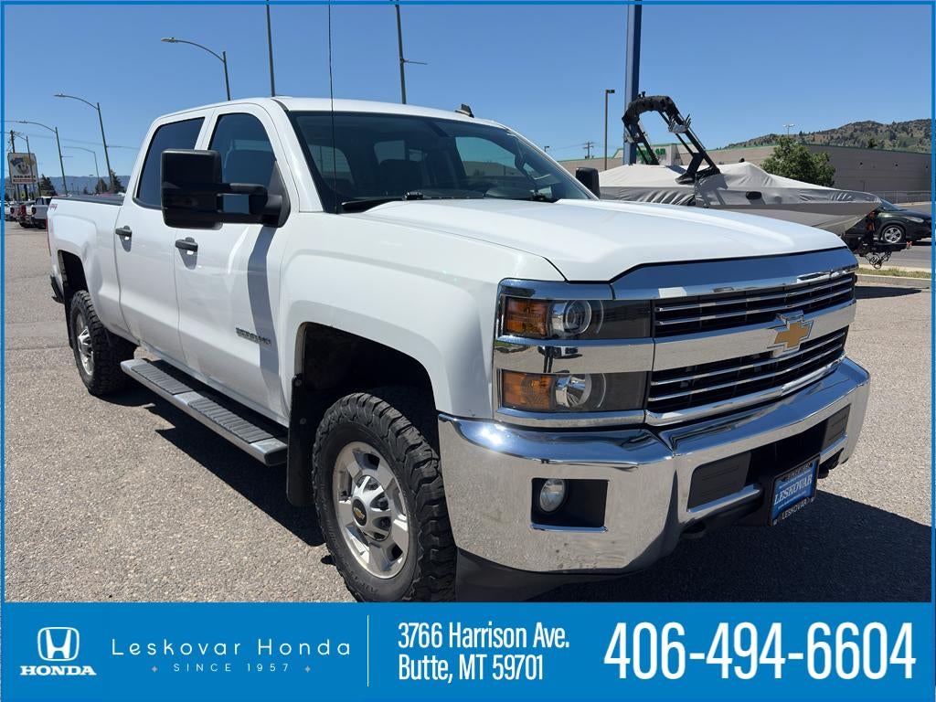 2015 Chevrolet Silverado LT in Summit White — front three-quarter view
