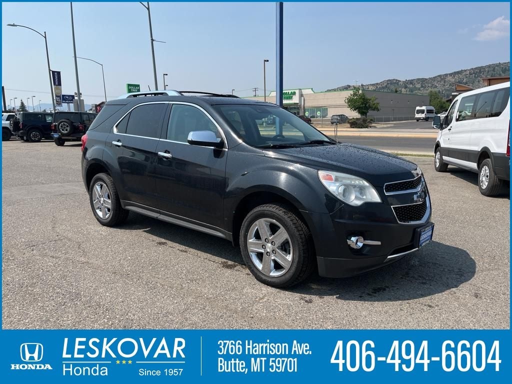 Used 2014 Chevrolet Equinox LTZ with VIN 2GNFLHE31E6113996 for sale in Butte, MT