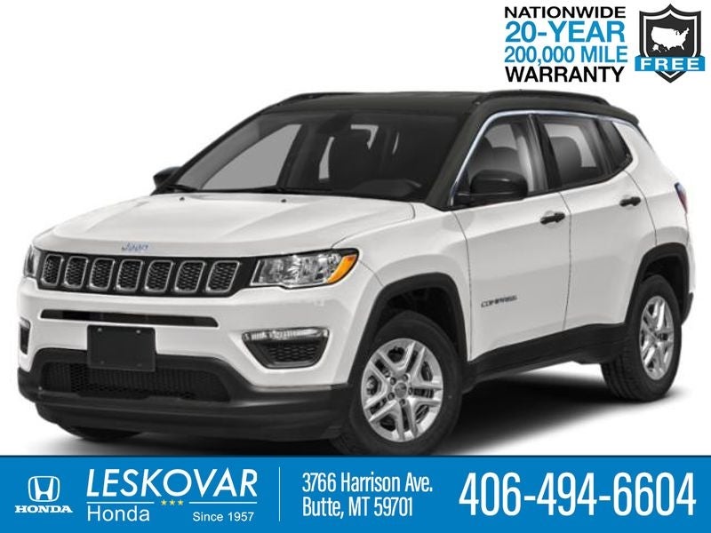 Used 2020 Jeep Compass Latitude with VIN 3C4NJDBB9LT120279 for sale in Butte, MT