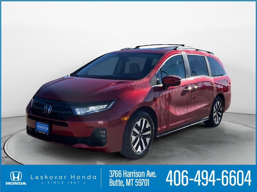 2026 Honda Odyssey EX-L in Radiant Red Metallic II — front three-quarter view