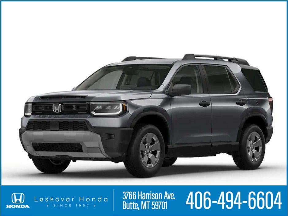 2026 Honda Passport RTL in Modern Steel Metallic — front three-quarter view