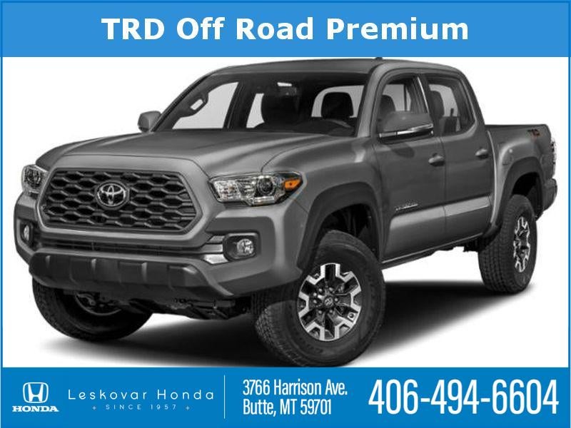 2021 Toyota Tacoma TRD Off Road in Magnetic Gray Metallic — front three-quarter view