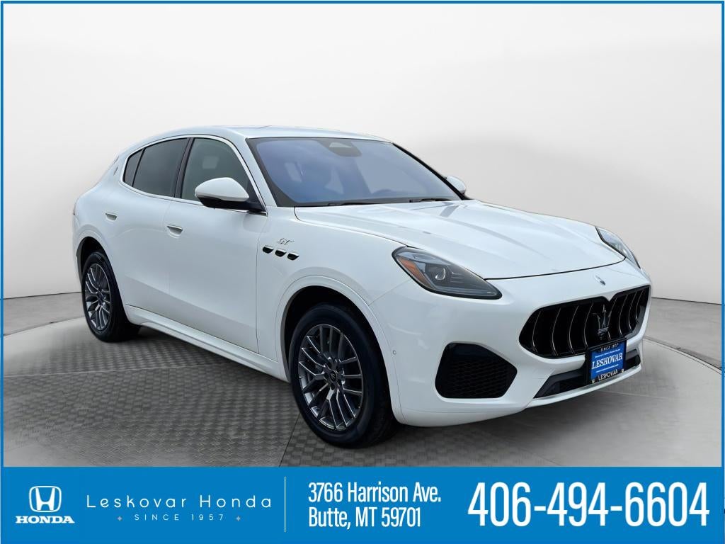 2024 Maserati Grecale GT in Bianco — front three-quarter view